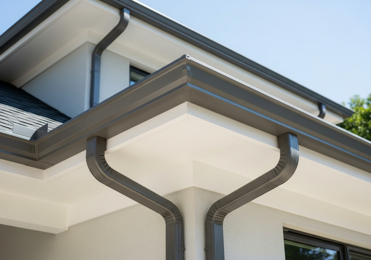 Seamless gutter installation Manassas Virginia